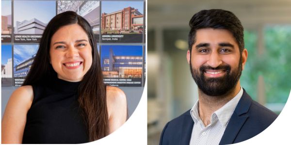 Monica Alicea and Ahmed Zaman, senior associates at Perkins Eastman Architects