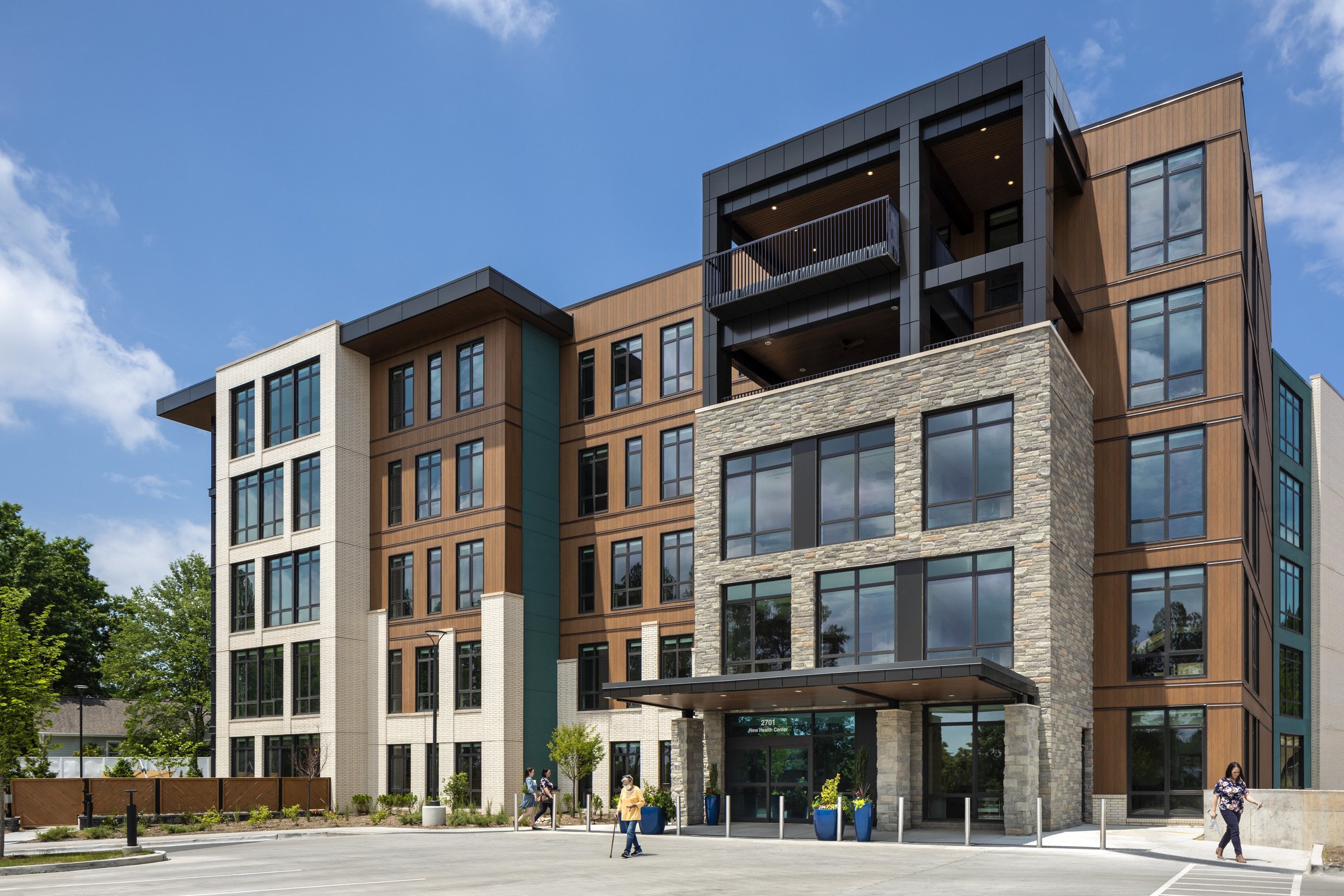 National Assisted Living Week Profile: The Forest at Duke. This photo shows the main entry